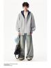 Unisex Autumn Trendy Loose Hooded Cardigan Jacket