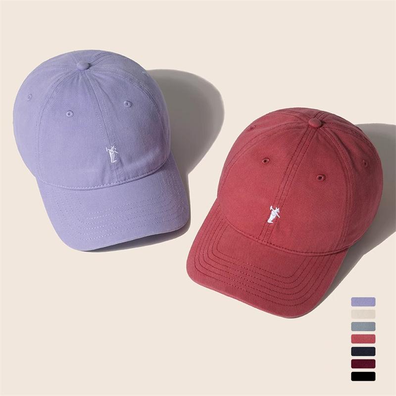 Unisex Summer Baseball Cap Men Women Cotton Hats Simple Farmer Embroidery Cap Casual Sunshade Caps Adjustable Soft Sports Hat