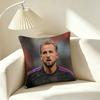 H-Harry Kane Football Player Square Double-Sided printed Pillow Case Bedroom Bedside Pillow Sofa Cushion Cover