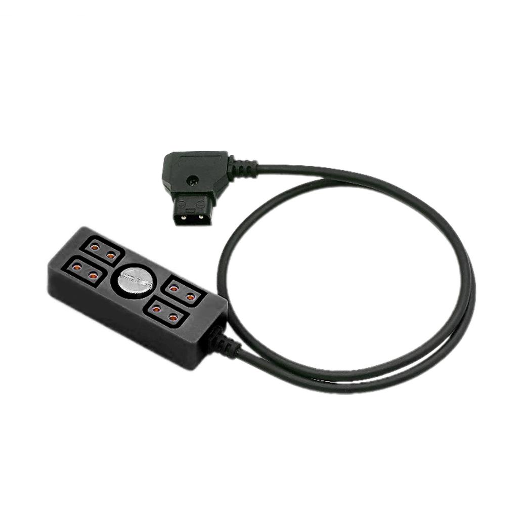 Dtap Power Splitter D-tap samec na 4 porty D-Tap rozbočovač s 1/4 šroubem rozšiřuje výkon na čtyři zařízení