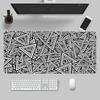 Large Size Mouse Mat Non-Slip Desk Mat Simple line Rubber Mousepad Abstraction Art Game Mousepad Office Computer Accessories Diy