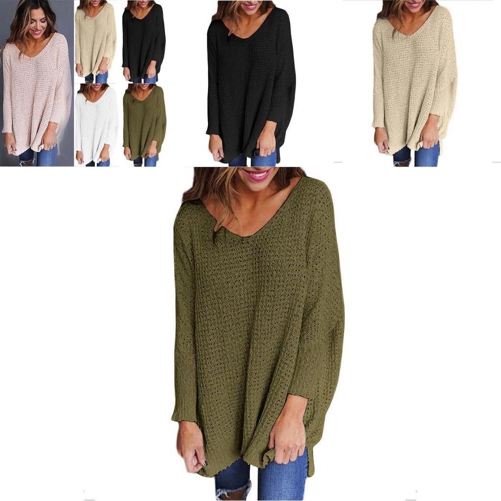 Elegant And Warm Womens V Neck Knitted Pullover Sweater For Autumn And Winter Seasons