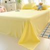 New Japanese Style Striped Thick Bed Sheet with Pillowcase for Single Student Dormitory