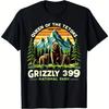 Grizzly 399 National Park Bear Lover TShirt 100 Cotton ONeck Short Sleeve Summer Casual Mens Tshirt Streetwear