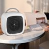 Mini Desktop Heater Fall Proof with Handle Desktop Fan Heater Portable Heating Warm Air Blower Power Failure Protection for Home
