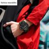 Glow-in-the-dark Electronic Alarm Clock Multi-functional Men's Watch Fashion Trend Korean Waterproof Transparent Watch