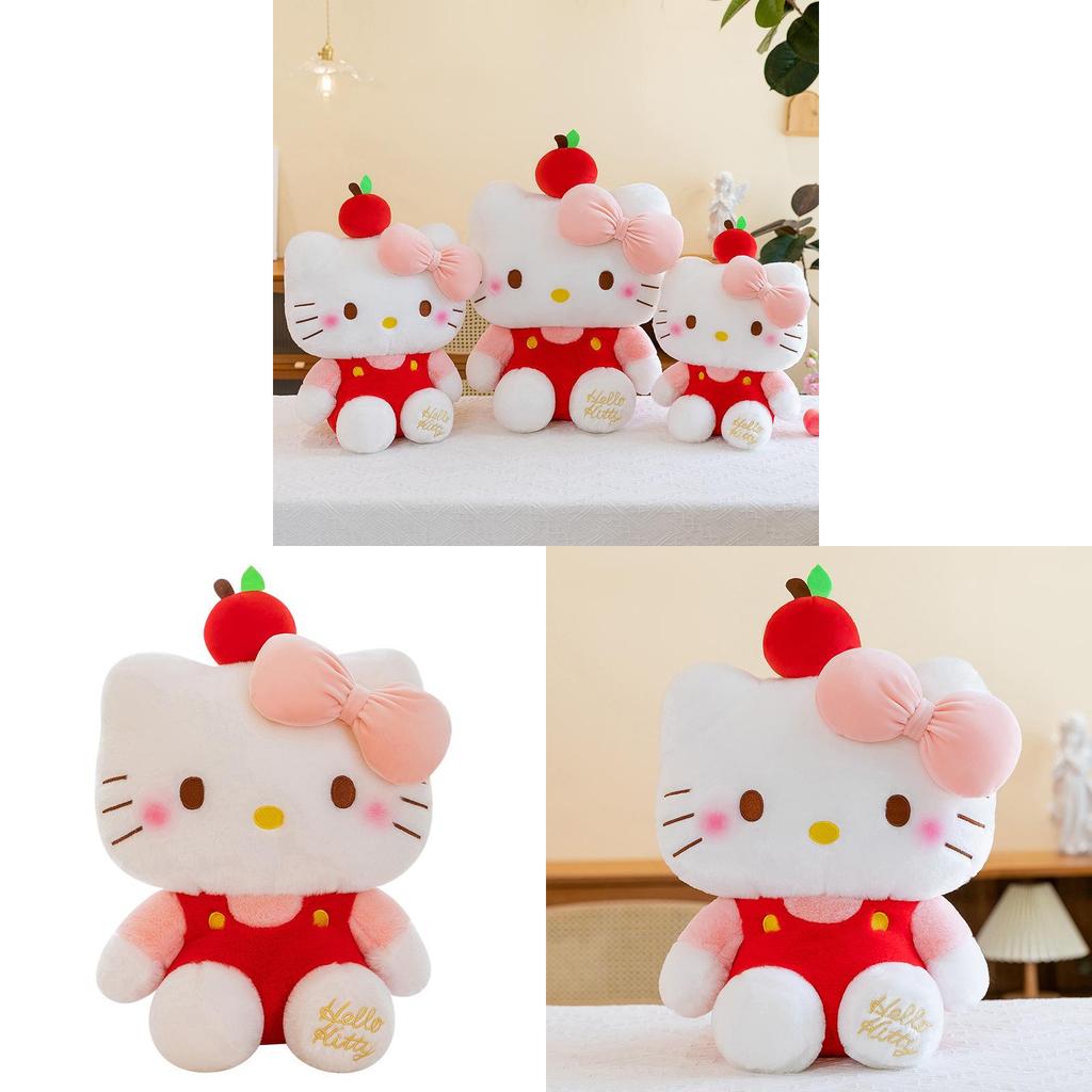 Apple Kt Cat Plush Toy Large Cartoon Stuffed Animal For Kids Girls Gift