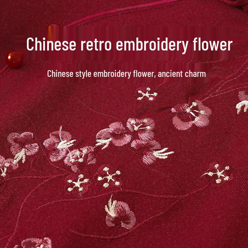 Datang Furen 2025 Autumn New Chinese Style Mother's Dress