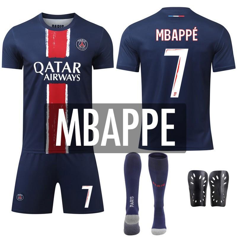 2425 Paříž Domácí dresová sada č.. 7 Mbappe 10 Dembele 30 Fotbalový dres Ligue 1 Sportovní oblečení