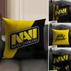 NNatus VincereE Logo Cushion Cover Natural Linen Organic Fabric DoubleSided Printing Sofa Home Decor Gift Pillow Case