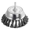 Vorstahl 60mm Twisted Wire Cup Brush for Paint Removal