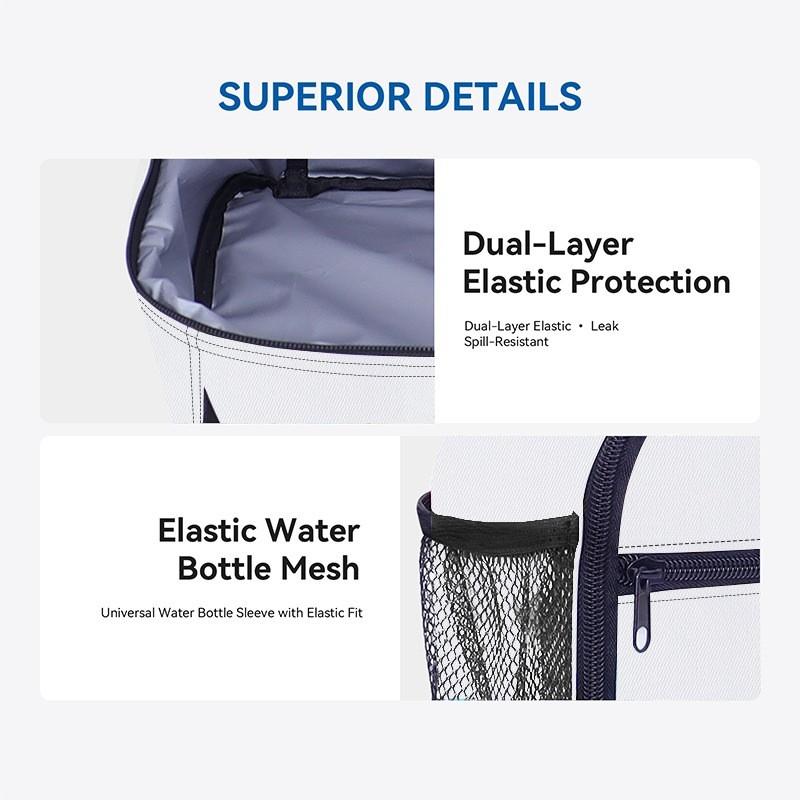 Large Capacity Insulated Lunch Bag Kids Aluminum Foil Thermal Tote Handheld 5-10L Portable Cooler
