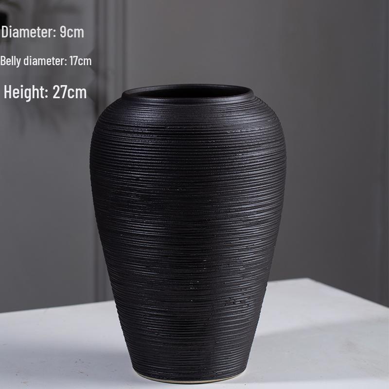 Nordic Ceramic Hydroponic Vase for Home Decor - Living Room Flower Arrangement and Dining Table Ornament