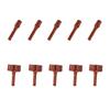 WWI WWII Building Blocks Soldiers Military Accessories Bomb Two-color Gun Mini Brick Weapons Gift Toy AKM Helmet RPG Grenad X026