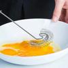 Stainless Steel Egg Mixer Kitchen Baking Tool Household Spring Semi-automatic Egg Beater Cooking Accessories