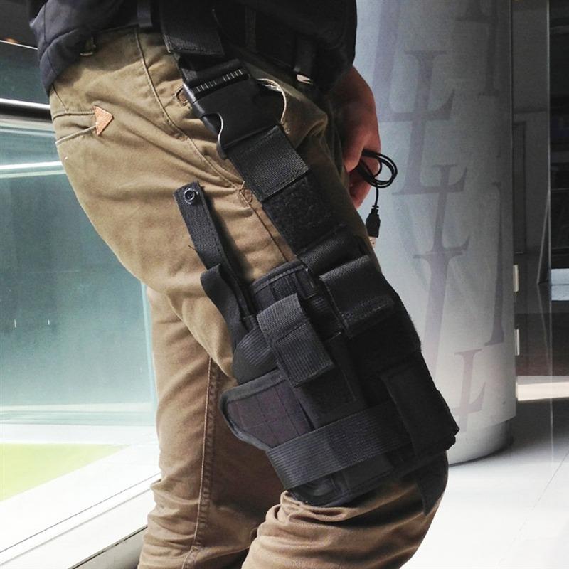 Universal Left Right Hand Gun Holster Tactical Tornado Drop Leg Thigh Holsters Hunting Airsoft Glock Handgun Holder Bag