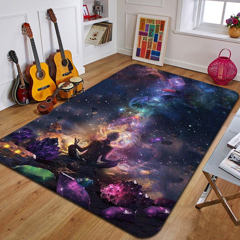 M-Mandala Bohemia Printed Carpet Fashion Yoga Mat Non-Slip Carpet Bedroom Decoration Outdoor Carpet Bedroom Birthday Gift