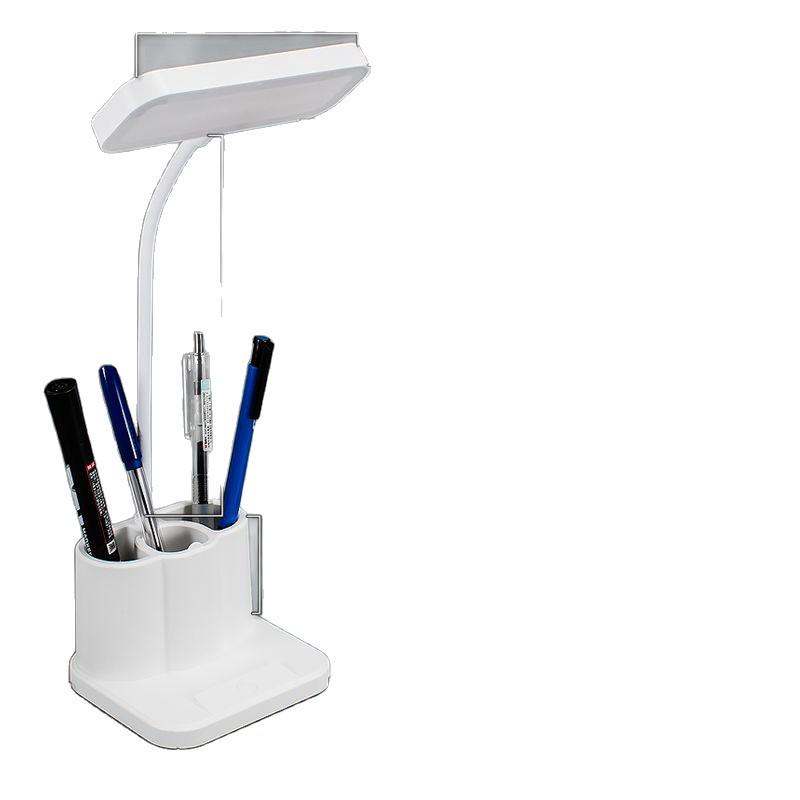 Eye-protection Desk Lamp, Plug-in/battery, Three-color, Anti-blue, Cylinder Light, Dimmable, Ideal for College Study or Dorm Use.