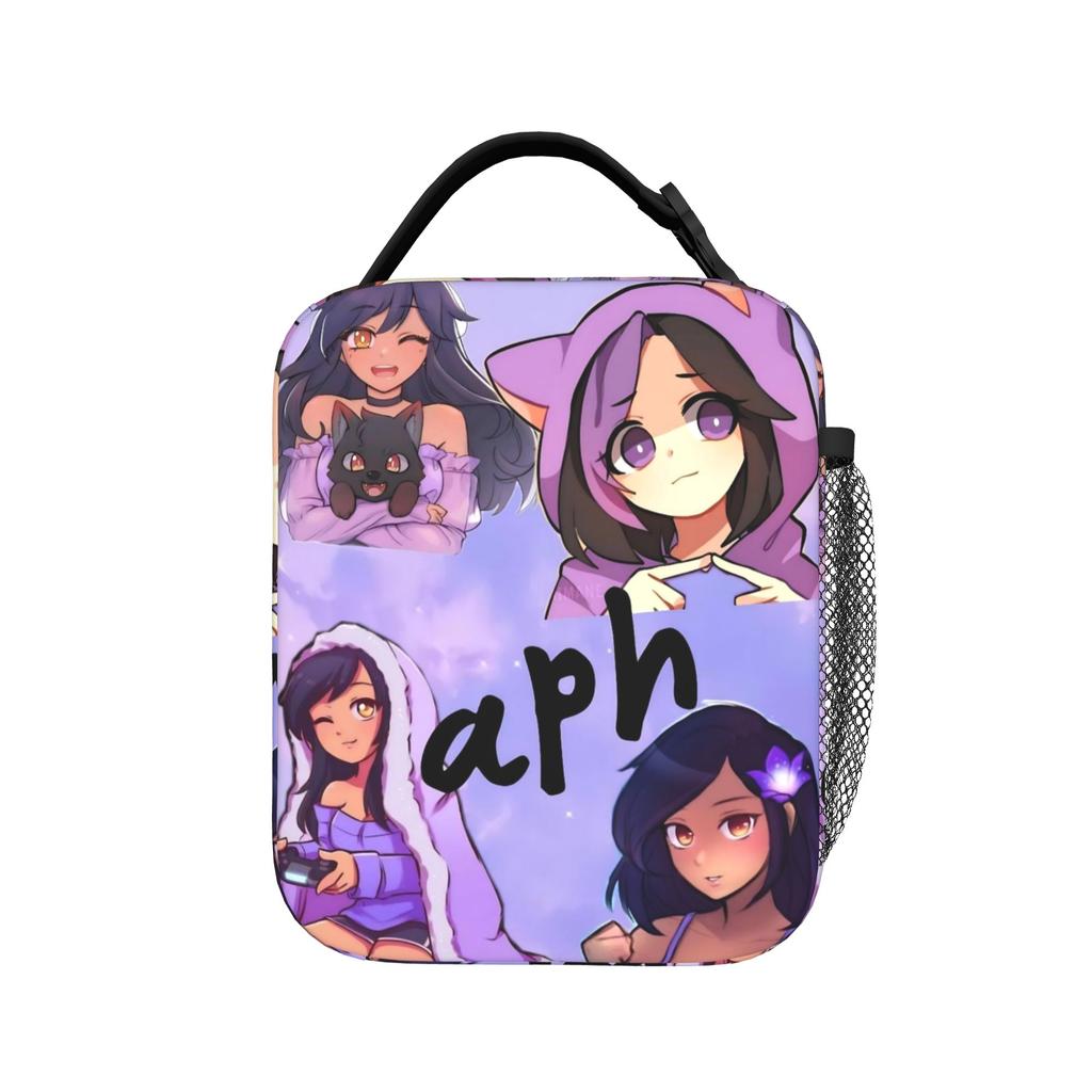 Insulated Lunch Bags A-Aphmau Cartoon Merch Storage Food Box New Arrival Cooler Thermal Bento Box For School