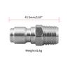 Pressure Washer Adapter Set 3/8" Quick Connect Fittings Male Pressure Washer