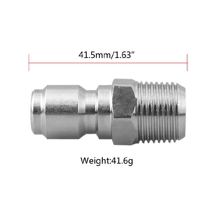 Pressure Washer Adapter Set 3/8" Quick Connect Fittings Male Pressure Washer
