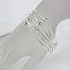 1 Pcs Expandable  Bangle Sliver Bracelet Wire Wrapped Adjustable  Bangles Women Fashion Jewelry Bangles Bangle Bracelet