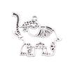 Retro Elephant Charms Alloy Animal Pendants For Jewelry Making Handmade Supplies