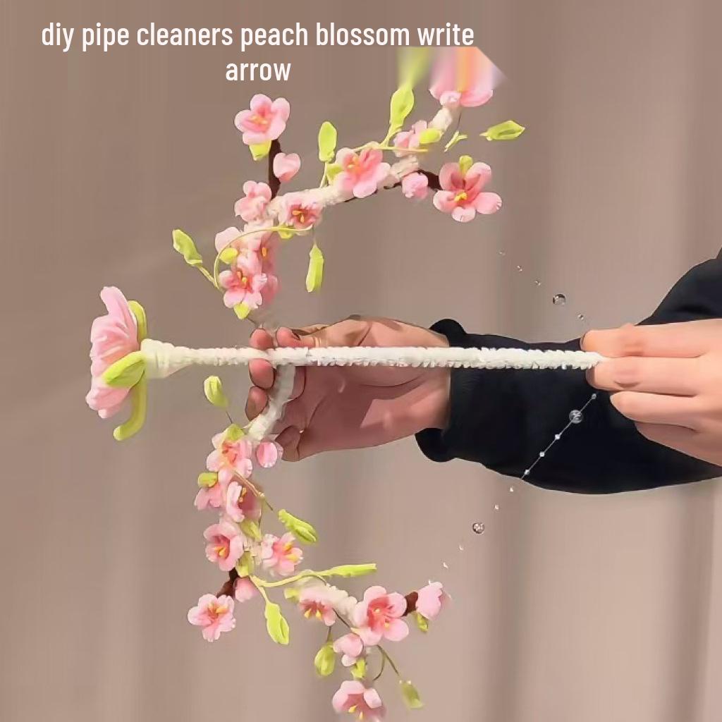

Peach Blossom Bow Twist DIY Kit: Valentine s Day Photo Prop & Creative Gift for Lovers & Friends