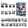 Collectible Panda Box Set Advent Calendars 2026, 2D Acrylic Cute Hanging Ornaments for Animal Xmas Tree, 24 Days Christmas Countdown Calendar,