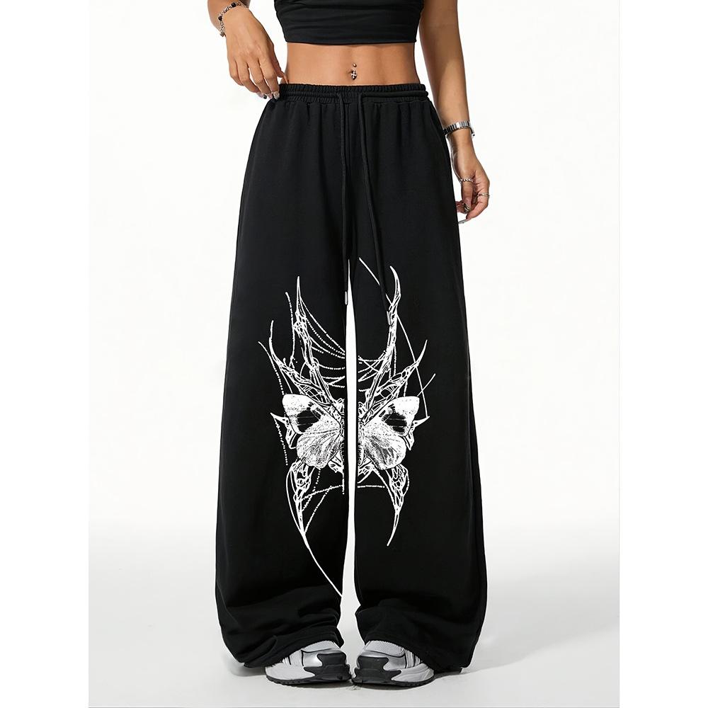High Street Hip Hop Trend Casual Pants Men's Summer New Loose Niche Straight Versatile Long Pants