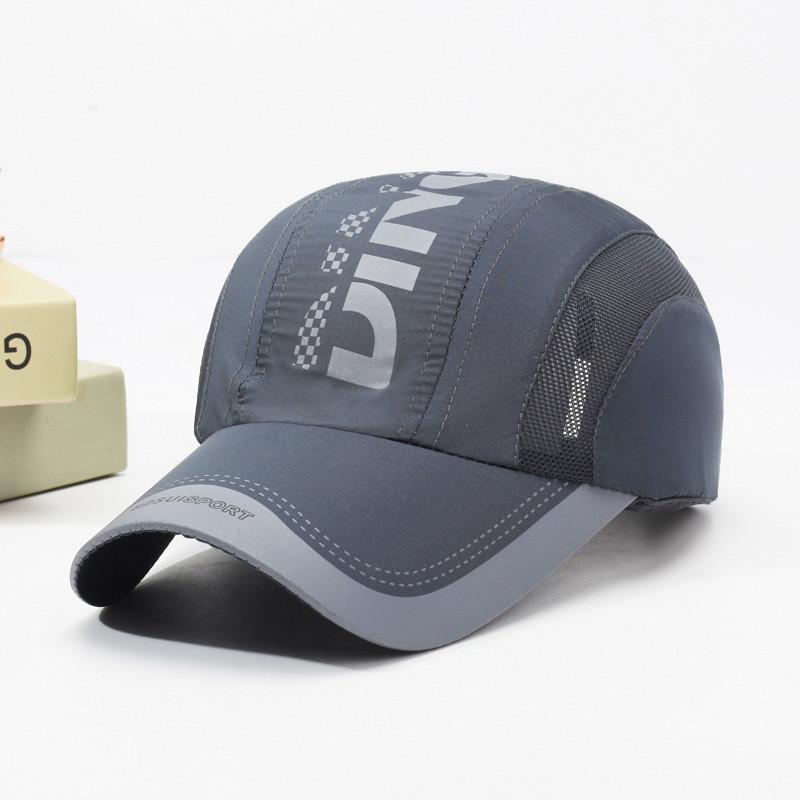 Polyester Summer Baseball Cap For Men With Sun Protection And Breathability
