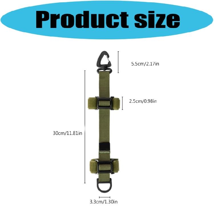 Outdoor Backpack Expansion Strap Backpack Accessory Strap With Reinforced Webbing For Camping And Hiking Equipment