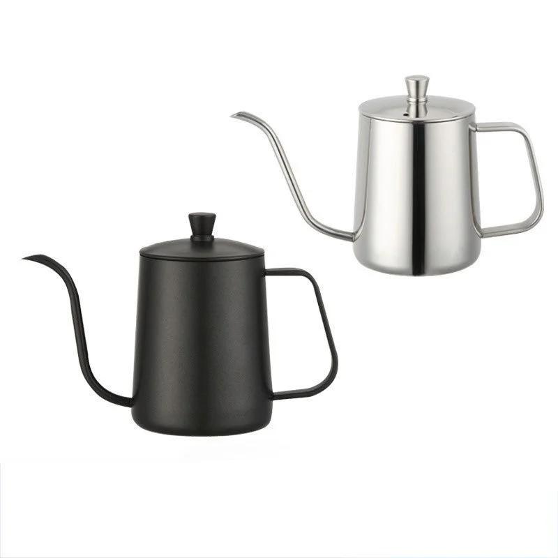 Hot Pour Over Kettle Coffee Maker Stainless Steel Gooseneck Drip Tea Pot Jug