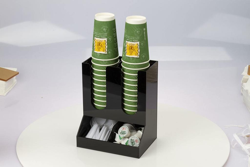 Paper Cup Holder, Cup Stand, Coffee Cup Holder, Paper Cup Holder, Cup Stand, for Use In Coffee Shops and Other Commercial Establishments (2 Columns,