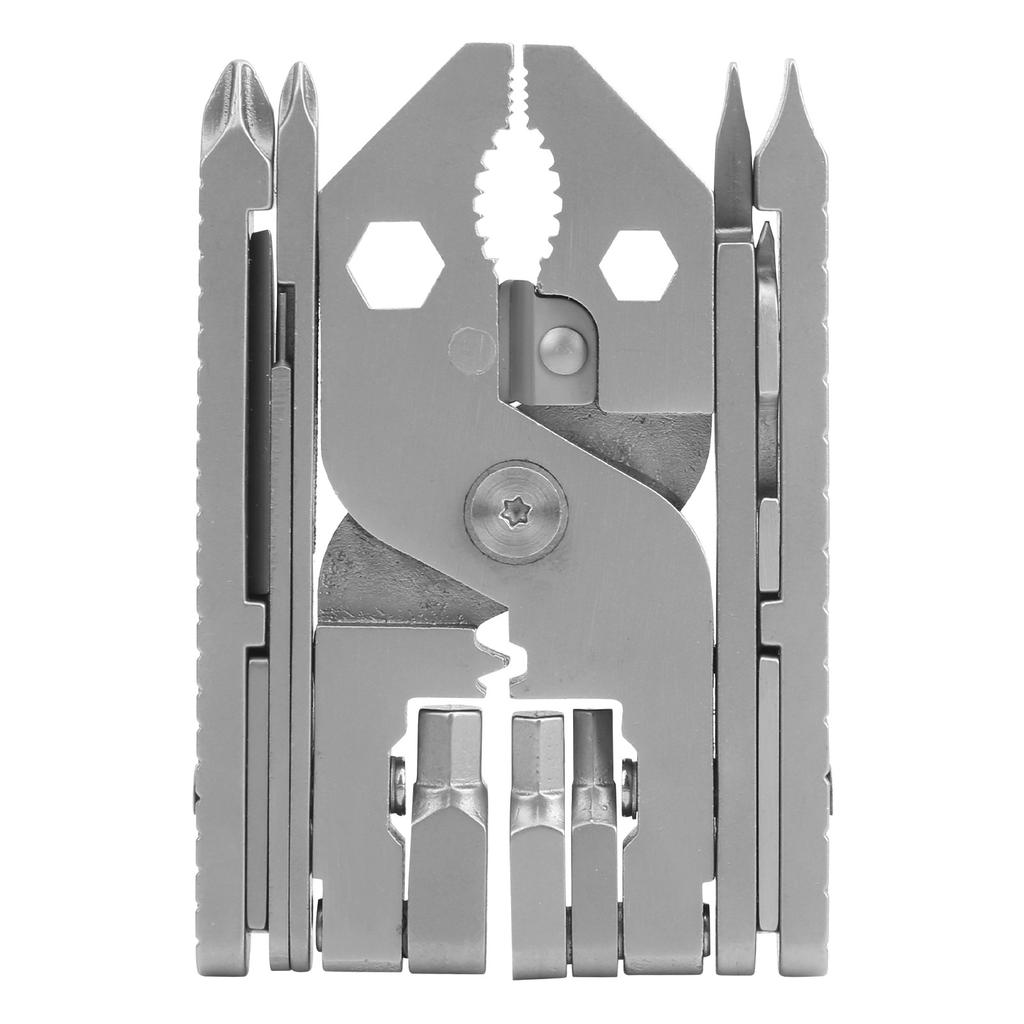Kit Pinze Multifunzionali 25in1 da Esterno Acciaio Inossidabile Multitool con Coltello Chiave Inglese