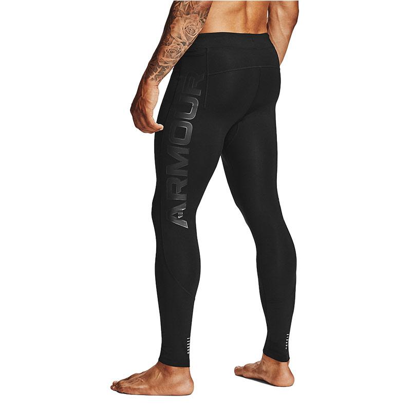 Under Armour Qualifier Strong Stretch Running Fitness Pants Men Pants Black 1356164-001
