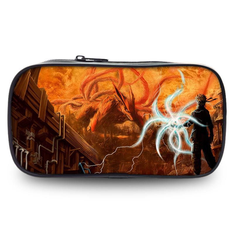 Naruto Anime Character Print Student Single Layer Stationery Storage Bag