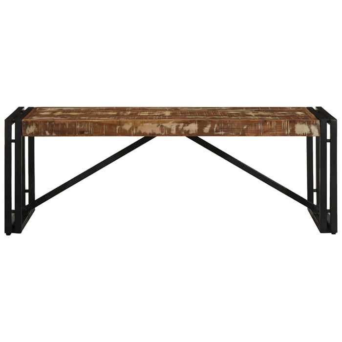 VidaXL Coffee Table Multicoloured 100x50x35cm Solid Reclaimed Wood, Side Table, Living Room Table, Accent Table, End Table 4016674