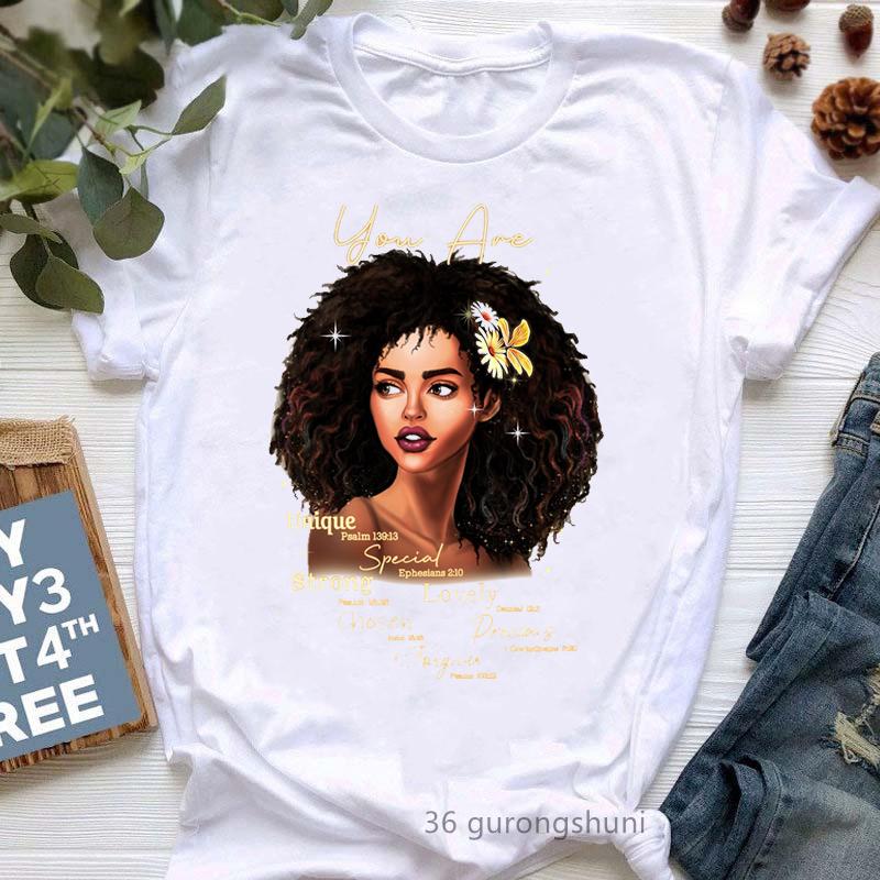 They Whispered To Her You Can'T Withstand The Storm She Whispered Back I Am The Storm Print T-Shirt Women Black Girl Magic Shir