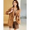 VICTORIA&VERA Women's Wool Blend Blazer Coat