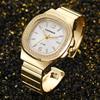 Luxury Ladies Digital Diamond Studded Quartz Bracelet Watch Fashion New Gold Stainless Steel Strap Women's Dress Clock Watches