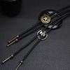Star Pendant Faux Leather Rope Bolo Tie Shirt Collar Necktie Jewelry Accessories
