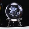 Crystal Rose Carved Ball - Modern Home Decoration Ornament