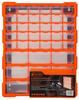 Wall-Mounted Plastic Workshop Organizer, 39 Drawers