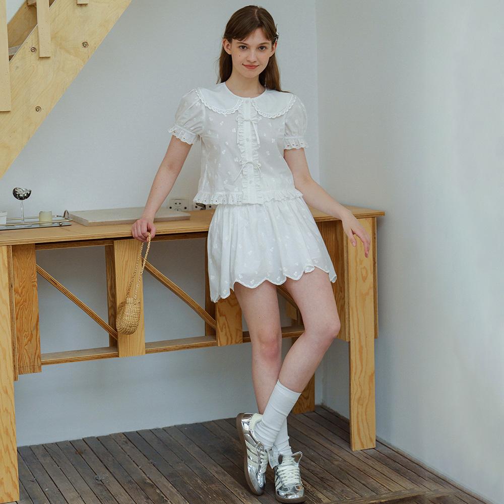 Deondeulob Dd_Sweet Doll Embroidery Skirt