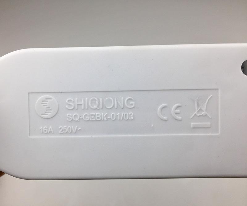 European German Standard 1-to-3 Extension Socket Converter Plug