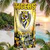 Richmond Tigers Fashion Beach Towel: Ideal for Summer Adventures Soft, Absorbent and Quick Drying Suitable for Swimming and Bathing