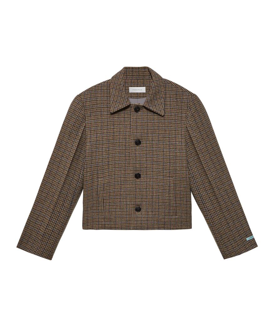 Instantfunk Ms Single Wool Crop Jacket