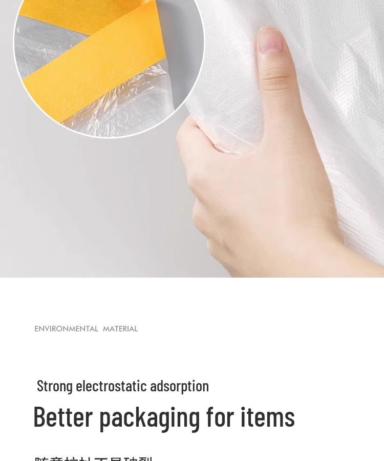 Disposable Dustproof Plastic Furniture Cover for Renovation