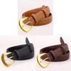 Womens Genuine Leather Belt With Pin Buckle For Casual Jeans Fashion Accessory
